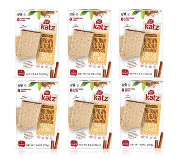 Katz Gluten Free Toaster Pastries. Unfrosted Cinnamon Flavor. Easy Breakfast Snacks. Healthy Snacks For Adults & Kids. Gluten Free. Dairy Free, Nut Free, Peanut Free, Soy Free. 8 Oz (Pack Of 6)