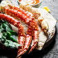 Colossal King Crab Legs - Wild-Caught  Pre-Cooked  Frozen - Sustainably Sourced Red King Crab from Norway (3 Pound)