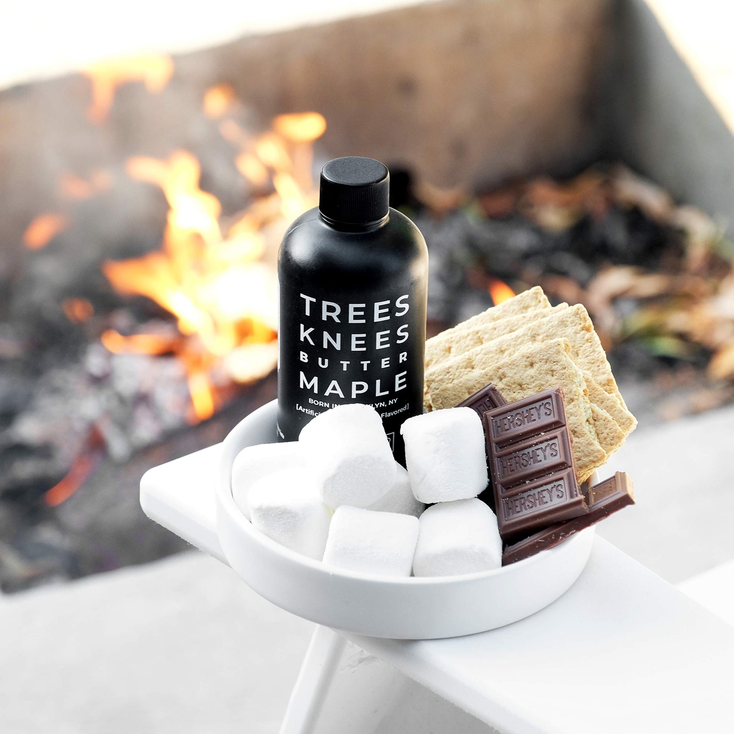 Trees Knees Butter Maple, Organic Maple Syrup With Sea Salt, Vegan, Gluten-Free, Paleo-Friendly, Grade A Maple Syrup Infused Wit