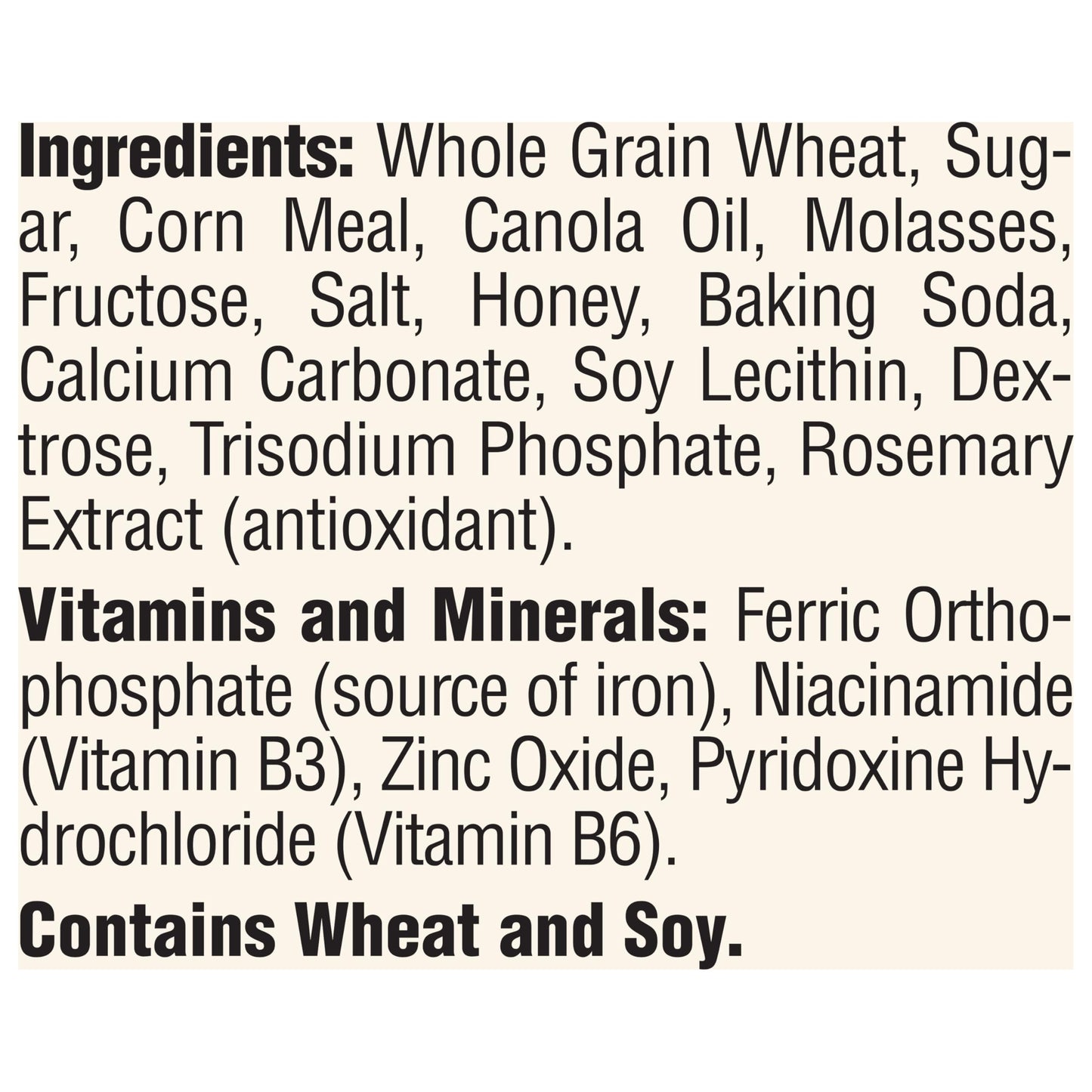 Moms Best Honey Grahams Breakfast Cereal, Honey Graham Cereal Made with Real Honey, No High-Fructose Corn Syrup, No Artificial