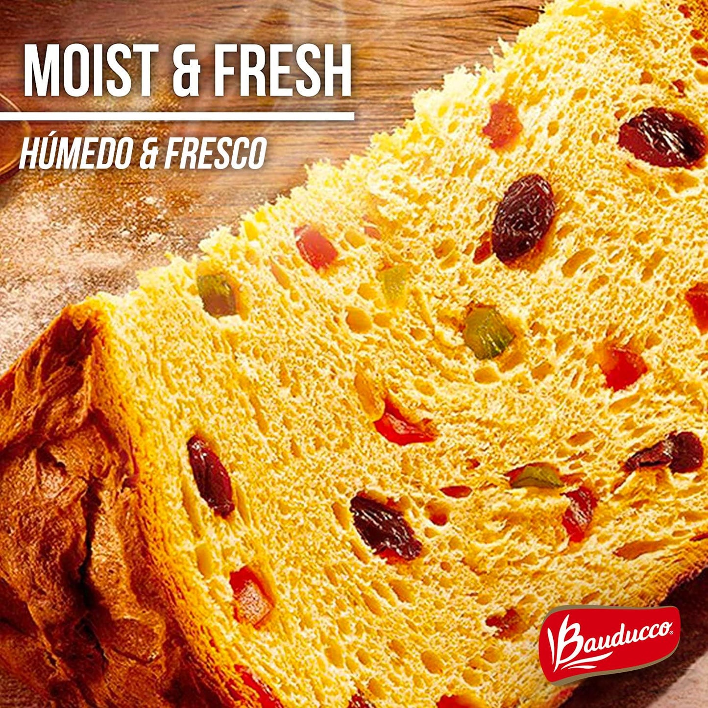 Bauducco Mini Panettone Classic, Moist & Fresh, Traditional Italian Recipe, Holiday Cake, 16.8oz (Pack of 6)