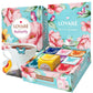 LOVARE Assorted Tea Pyramid Bags - 45 Pack - 9 Flavors - Black & Green Tea Sampler - Gift Box