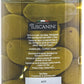Tuscanini Premium Italian Cerignola Whole Green Jumbo Olives, 10.9Oz (2 Pack) | Mild & Smooth Flavor | Imported From Italy | Kos
