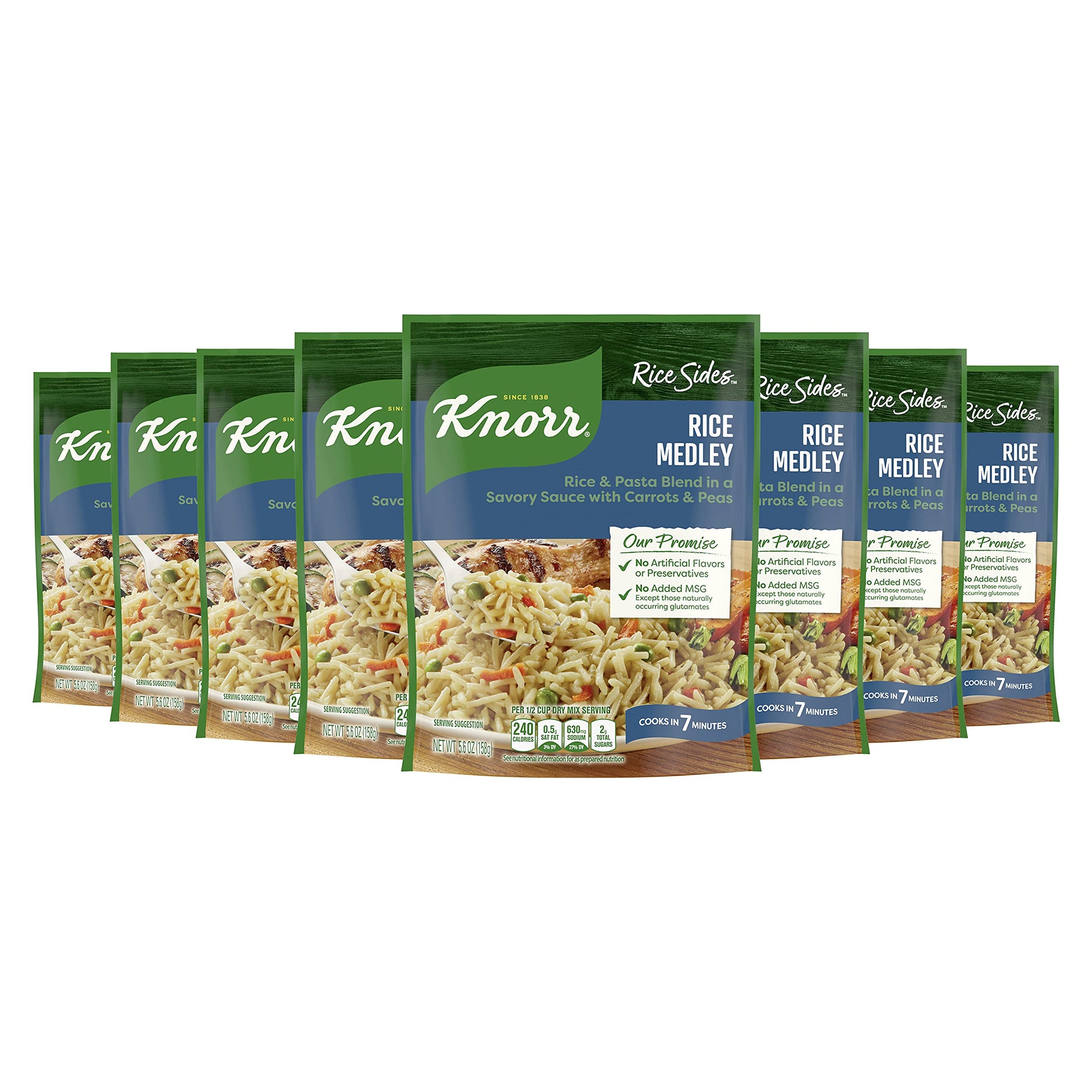Knorr Rice Side Dish, Medley, 5.6 Oz (Pack Of 8)