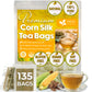 FRESHDRINKUS Corn Silk Herbal Tea, 100% Natural, Vegan, 135 Tea Bags
