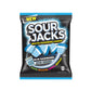 Sour Jacks, Sour Gummy Wedges, Blue Raspberry Flavored Candy, 5Oz Bag (12 Pack)
