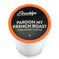 Brooklyn Beans French Roast Coffee Pods, Compatible with Keurig 2.0, 40 Count, Pardon My French Roast, Model BB FR40