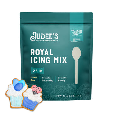 Judee'S Royal Icing Mix 2.5 Lb - Frost Cookies Like A Professional - Great For Decorating And Baking - Just Add Water - Non-Gmo,