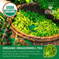 Wt Weetee Organic Longjing Green Tea, Organic Dragonwell Tea Loose Leaf 4Oz (114G), Natural Bean Aromatic Lung Ching Dragon Well