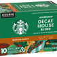 Starbucks Decaf House Blend K-Cup Pods, Medium Roast, 10 Count (Pack of 3)
