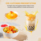 52Usa Mango Popping Boba (500G), Popping Pearls For Bubble Tea, Beverages, Sweets, Ice Cream, Shakes, Desserts & Smoothies Toppi