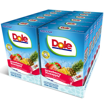Juicy Mixes Strawberry Pineapple Dole- Powder Drink Mix - Sugar Free & Delicious, Makes 72 Flavored Water Beverages