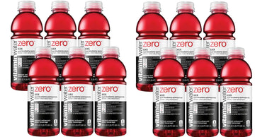 GLACEAU vitaminwater Zero, Acai-Blueberry-Pomegranate, 20oz Bottle, 12 Pack (Total 120 Oz)