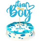 Gyufise 1 Pack Blue Glitter It'S A Boy Cake Topper Gender Reveal Cake Decoration Pick For Baby Shower Gender Reveal Baby Boy 1St