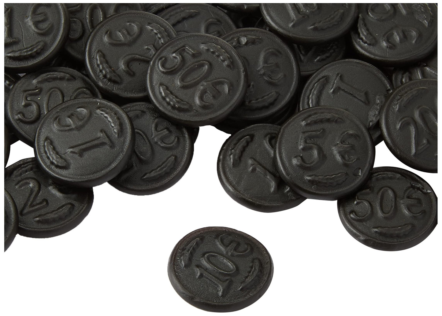 Licorice In Kilobag - K&H Munten Drop (Kraepelien & Holm Coin Licorice / Liquorice) (2.3-Lb)
