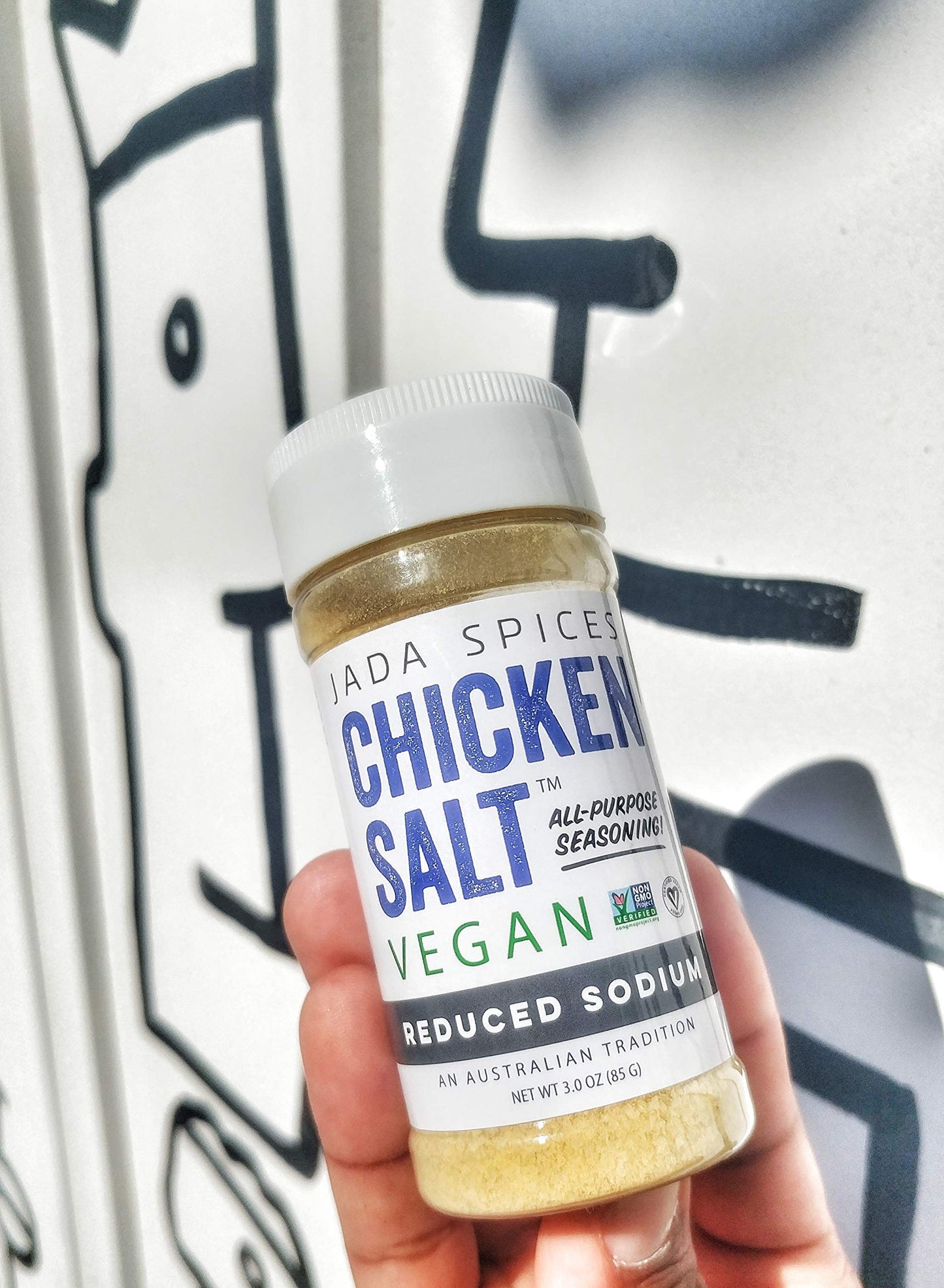 Chicken Salt - Vegan, Non-GMO, NO MSG, Gluten Free, Australia's All-Purpose Seasoning (Reduced Sodium)