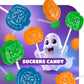 Halloween Lollipops - 2 Pound Box - Halloween Candy Bulk - Individually Wrapped Pumpkin Suckers - Trick or Treat Candy - Assorted Fruit Flavors - Blue Raspberry  Apple  Orange