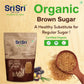 Sri Sri Tattva Organic Brown Sugar - 1Kg (Pack Of 1) - Natural & Refined Cane Sugar - Prime Quality - Rich In Minerals
