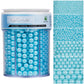 Sprinkles for Cake Decorating, 11Oz 6 Sizes Blue Pearl Sprinkles for Cake Cupcake Ice Cream Donuts Cookie Baking Toppings