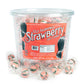 Stewart Old Fashioned Strawberry Flavored Pure Sugar Candy Puff Balls - Individually Wrapped Candy Snack, Fat-Free, Cholesterol-