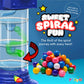 Playo 18'' Big Spiral Gumball Machine For Kids - Includes Aprox 113 Gum Balls - Kids Dubble Bubble Twirling Style Candy Dispense