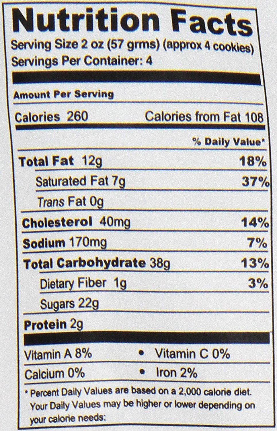 Wow Baking Gluten Free Chocolate Chip Cookie, 8 Oz
