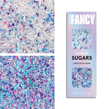 Fancy Sprinkles Stardust Sugar Set (Unicorn Breath and Enchanted 4 OZ)
