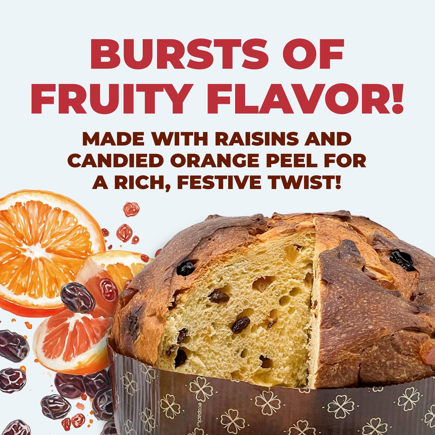 Vergani Classic Panettone, Pack Of 3 - Artisan Holiday Bread, Festive Dessert, Enhanced Gift, Traditional Baked Loaf - 750G (1.65 Lb) X3