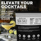 Black Salt, Hawaiian-Style Black Lava Sea Salt, Black Sea Salt With Activated Charcoal, Black Hawaiian Sea Salt For Cooking & Fi