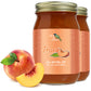 Green Jay Gourmet Peach Jam - All-Natural, Vegan, Gluten-Free - 2 x 20 Ounces