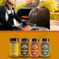 Big Poppa Smokers BBQ Seasoning 4 Pack - Sweet Heat Flavor Bundle, Includes Hot, Brisket & Steak, Stash, and Lime Seasoning