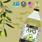 AVO ORGANIC 100% EXTRA VIRGIN OLIVE Oil, 64 Fl-oz (Half Gallon) NO preservatives added