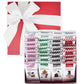 Chuao Chocolatier Holiday Love Gift Box Mini Bars | Gourmet Assorted Dark & Milk Mini Seasonal Chocolate Bars | 35 Pack (0.39 Oz Each)