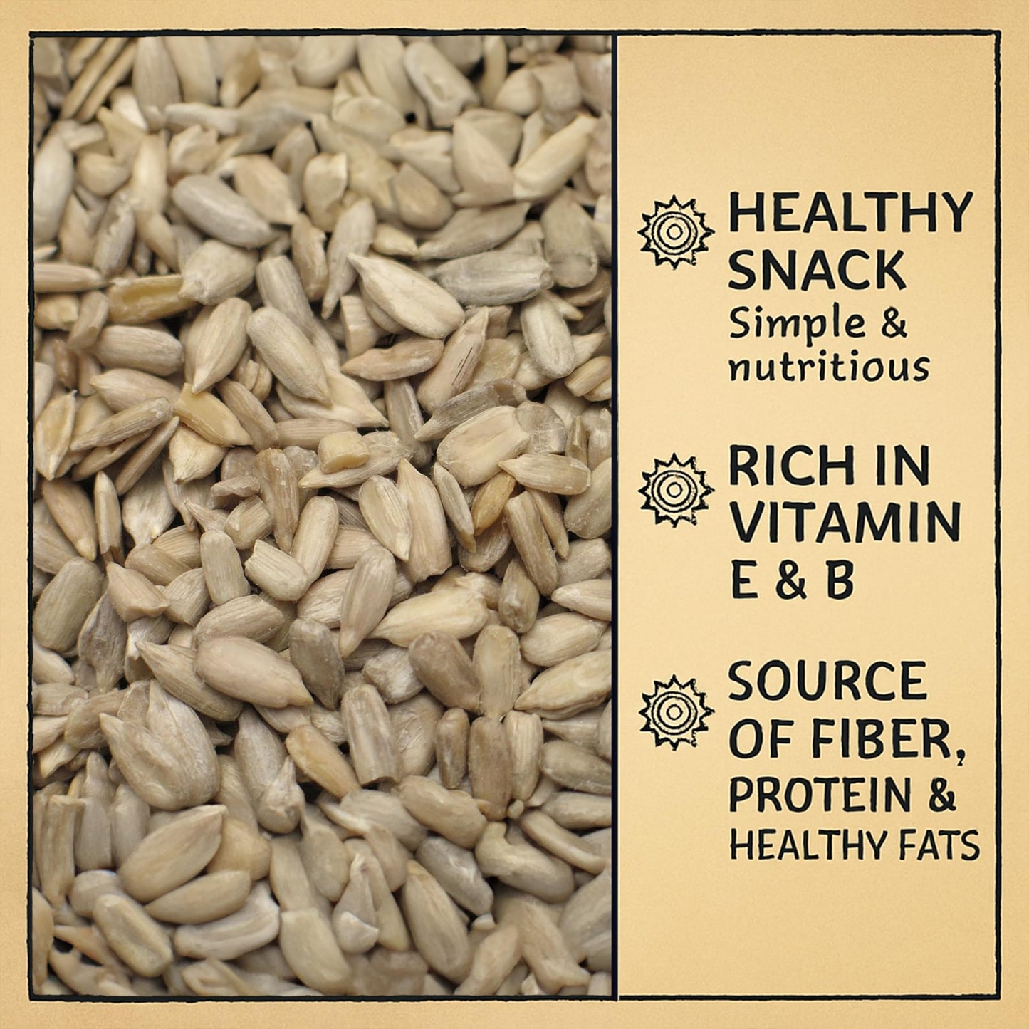Raw Sunflower Seed Kernels Premium Quality Kosher, Non Gmo, Gluten Free, Shelled Sunflower Seeds - Natural & Healthy Fitness & D