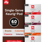 Illy Coffee K-Cups - Compatible Pods for Keurig Coffee Maker - Classico  Intenso  Brasile & Colombia Roasts - Variety - 10 Count (Pack of 6)