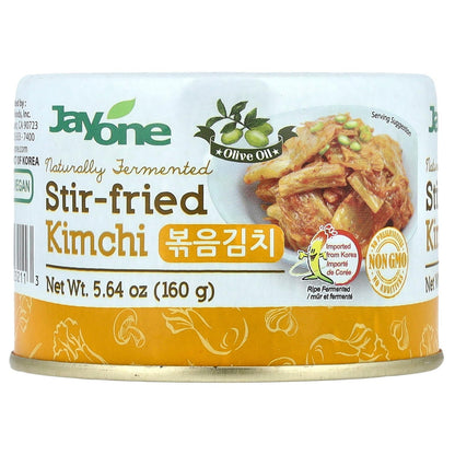 Korean Canned Kimchi, Napa Cabbage Kimchi, Naturally Fermented, Non-GMO, No preservatives, No additives- (Stir-Fried 5.64oz)