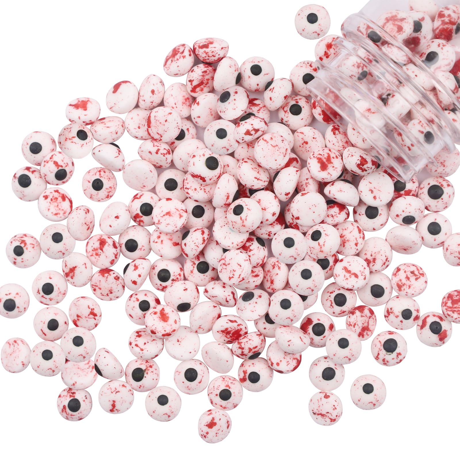 Lebery 3Oz Candy Eyeballs Red Bloody Candy Eyes, Halloween Sprinkles Edible Eyes Candy Eyes For Decorating Eyes Cake Cupcake Spr