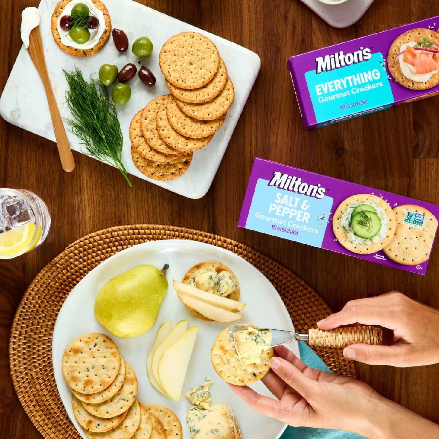 Miltons craft Bakers Baked crackers Everything 8.4 Ounce