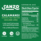 Sanzo Flavored Sparkling Water, Calamansi Lime, 12-Pack, 12 Fl Oz Cans, Non-GMO, Gluten-Free, Vegan