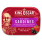 King Oscar Brisling Sardines in Extra Virgin Olive Oil, 3.75 oz Cans, Mediterranean Style, Pack of 12