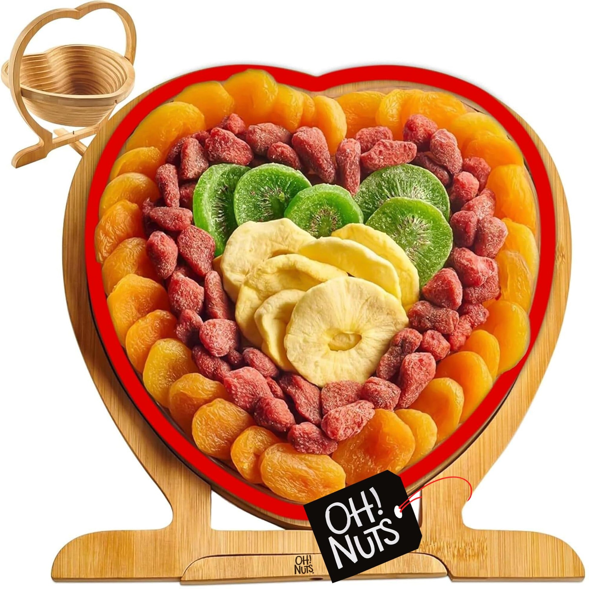 Oh! Nuts Dried Fruit Gift Basket - Premium, Healthy Assortment of Dried Fruits, Grown and Traditionally Crafted in the USA - Del