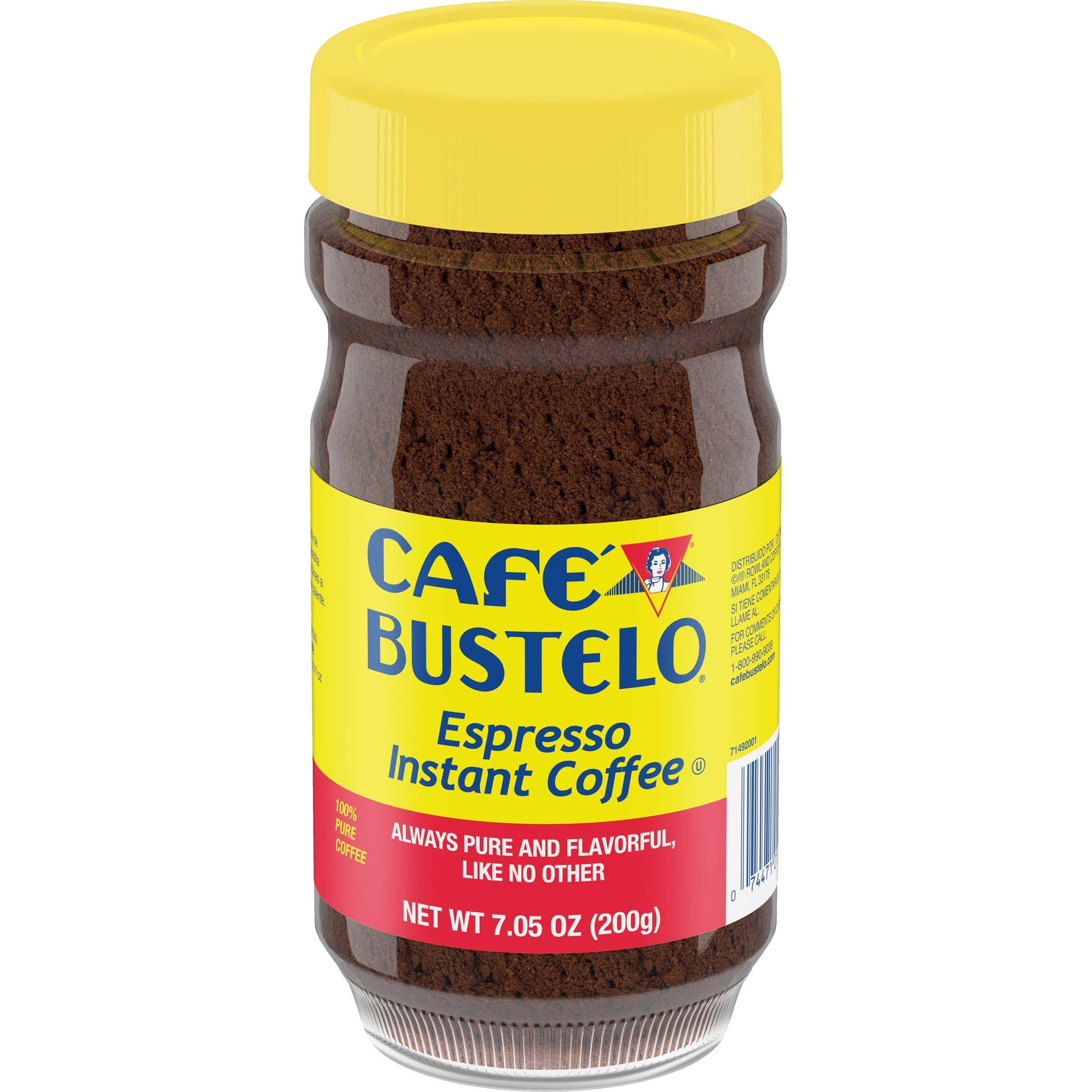 Cafe Bustelo Espresso Instant Coffee, 7.05 Ounce - 12 per case.