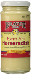 Beaver Hot Horseradish, 8.5 oz