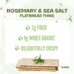 Wasa Rosemary & Sea Salt Flatbread Thins, Non-GMO  ers, 6.7 oz (Pack of 10)