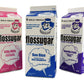 Cotton Candy Floss Sugar-Blue Raspberry, Pink Vanilla & Grape-1/2 Gallon-three Pack