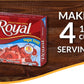 Royal Cherry Gelatin Dessert Mix, Sugar Free And Carb Free (12 - .32Oz Boxes)