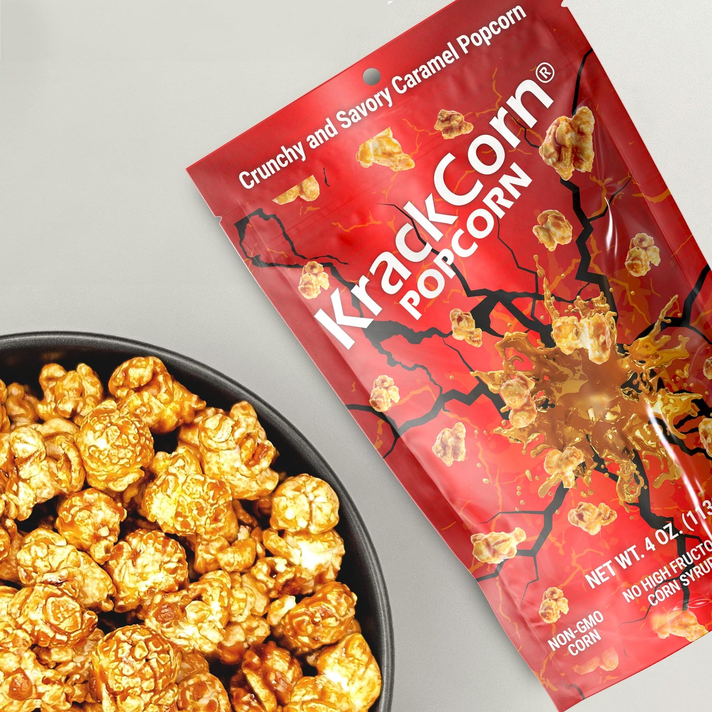Krackcorn Popcorn Variety Pack - Original (4 Oz), Cheddar And Jalapeno (3.25 Oz) Flavored Popcorns, Gluten-Free & Non-Gmo Health