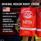 Fire Department Coffee Medium Roast Ground Coffee - Veteran Owned, 5 LB Bulk, Balanced & Smooth, Roasted in the USA