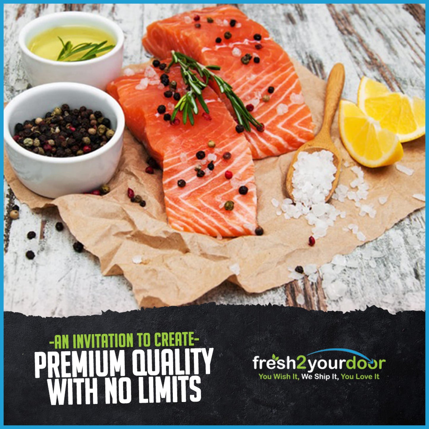 Fresh Atlantic Salmon Fillets, Best Premium Quality In The Us, Center Cut, Perfectly Trimmed, 13 X 6 Oz. (4.88 Lb.) - Kosher, Sk