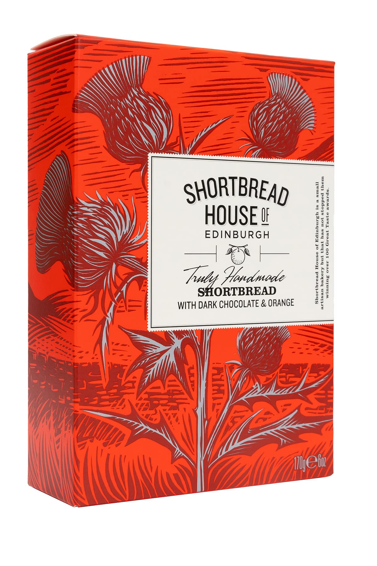 Shortbread House of Edinburgh's Shortbread Fingers, Dark Chocolate Chip & Orange, 6 Ounce (Pack of 1)